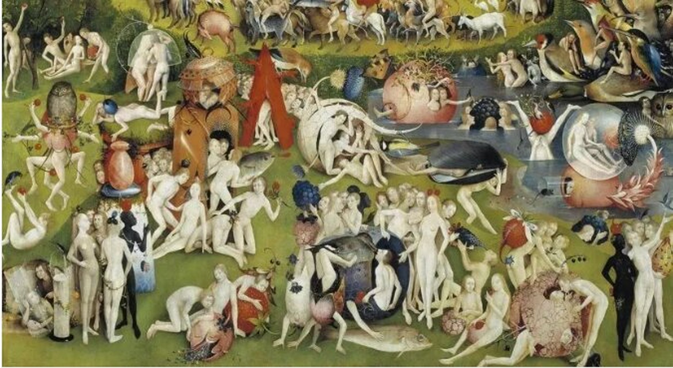 《人间乐园》-每日学习一幅世界名画 中文名:人间乐园 外文名:the