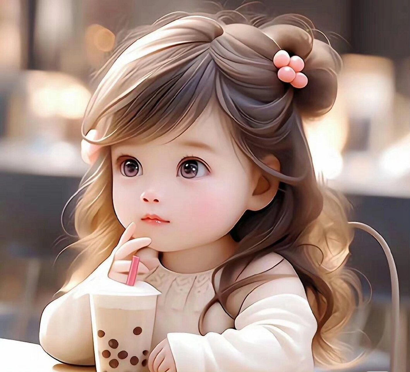 奶茶妹妹可爱头像 好漂亮啊! 676767