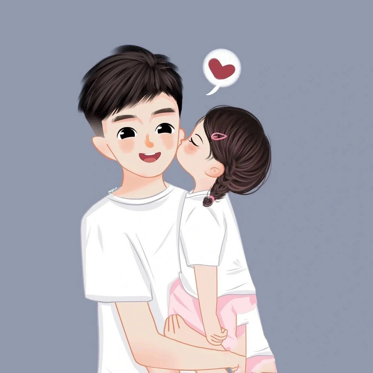 网摘感觉很可爱的父女图片 感觉这些里的照片头像很有感觉,留存一下