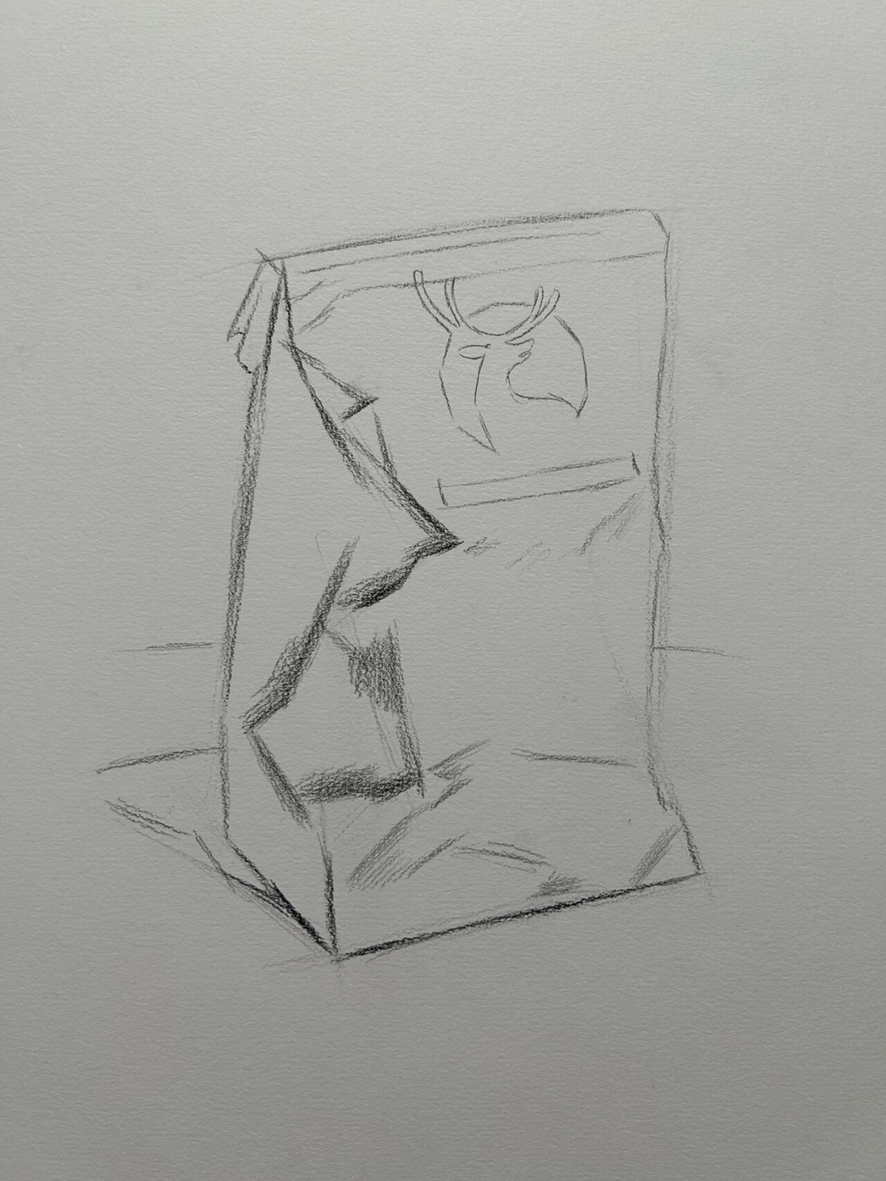 袋子素描步骤分享