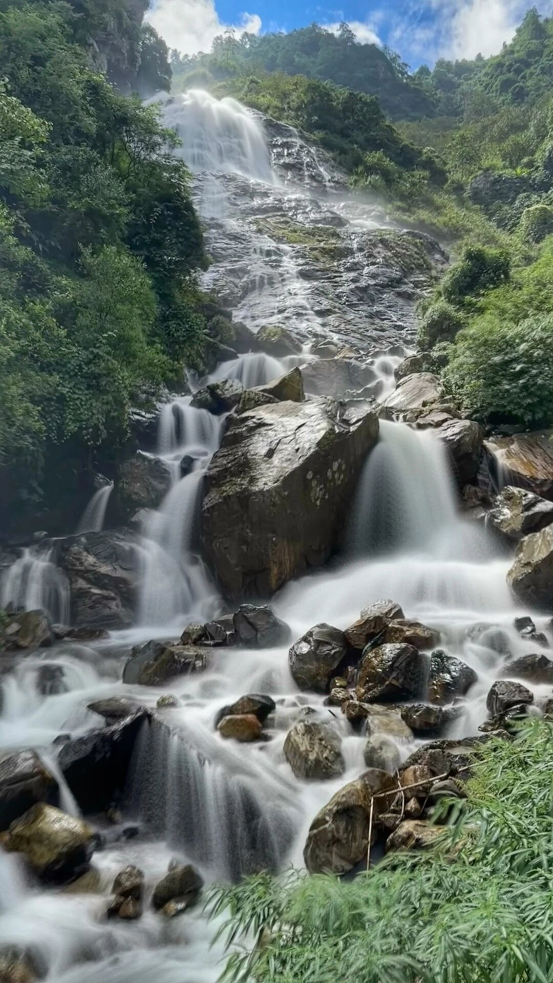国庆滇东南自驾,哀牢山石门峡南恩瀑布10.