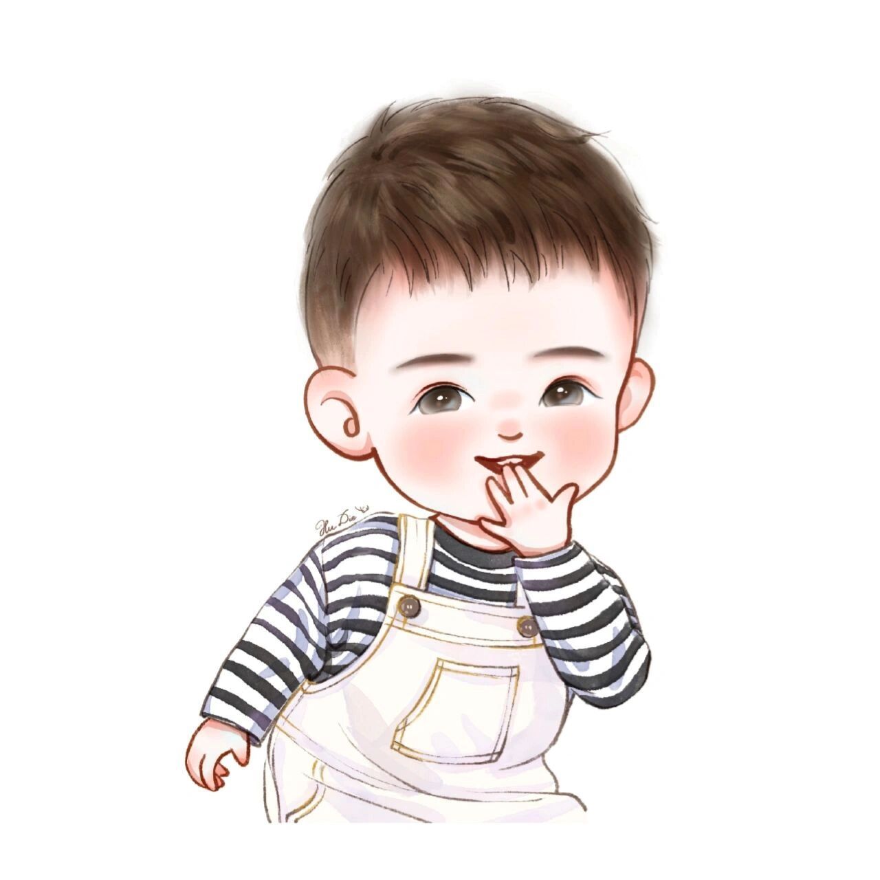 超有爱姐弟头像  来取图