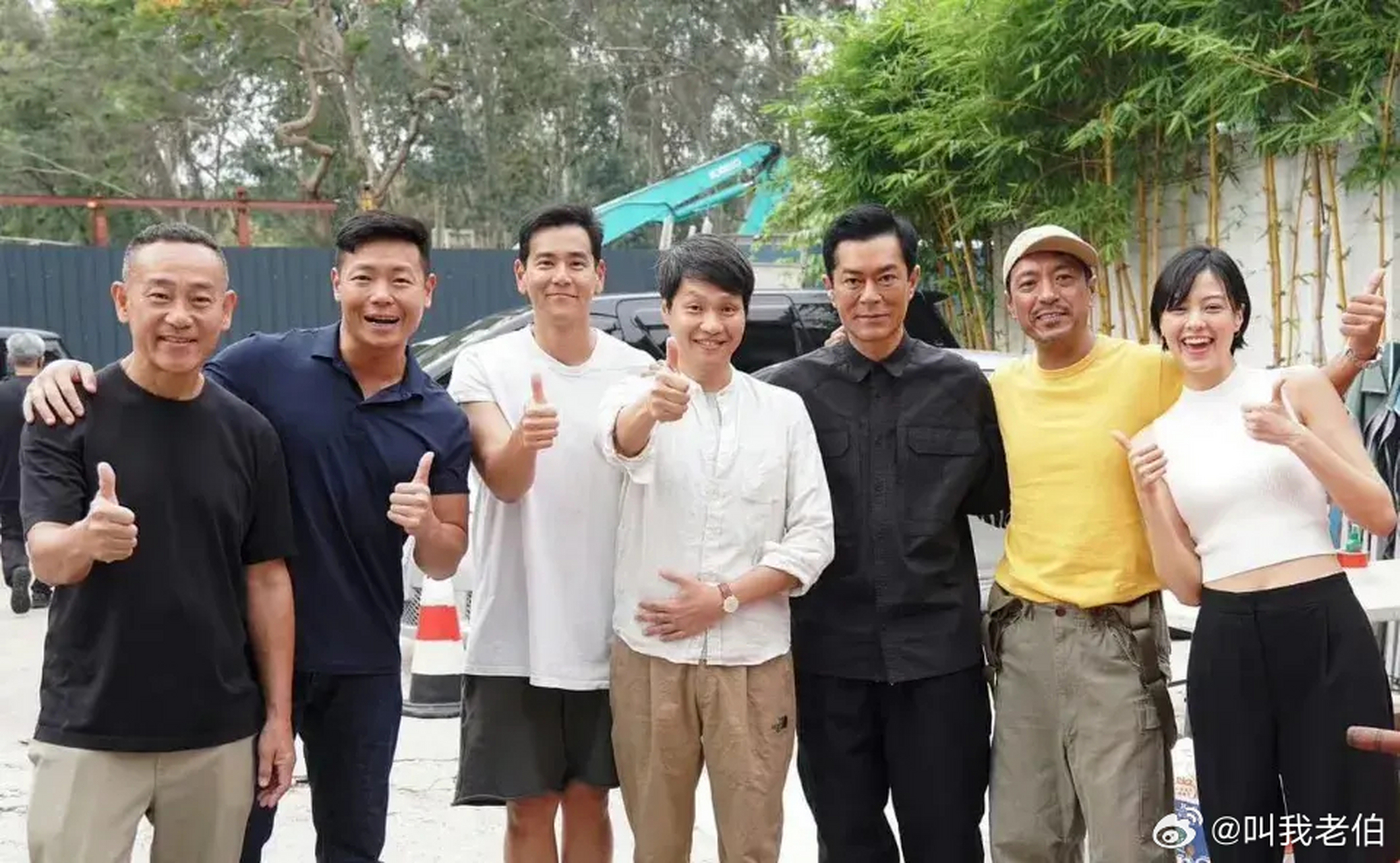 彭于晏和古天乐合作的新片《守阙者》举办开机仪式,在古天乐衬托下