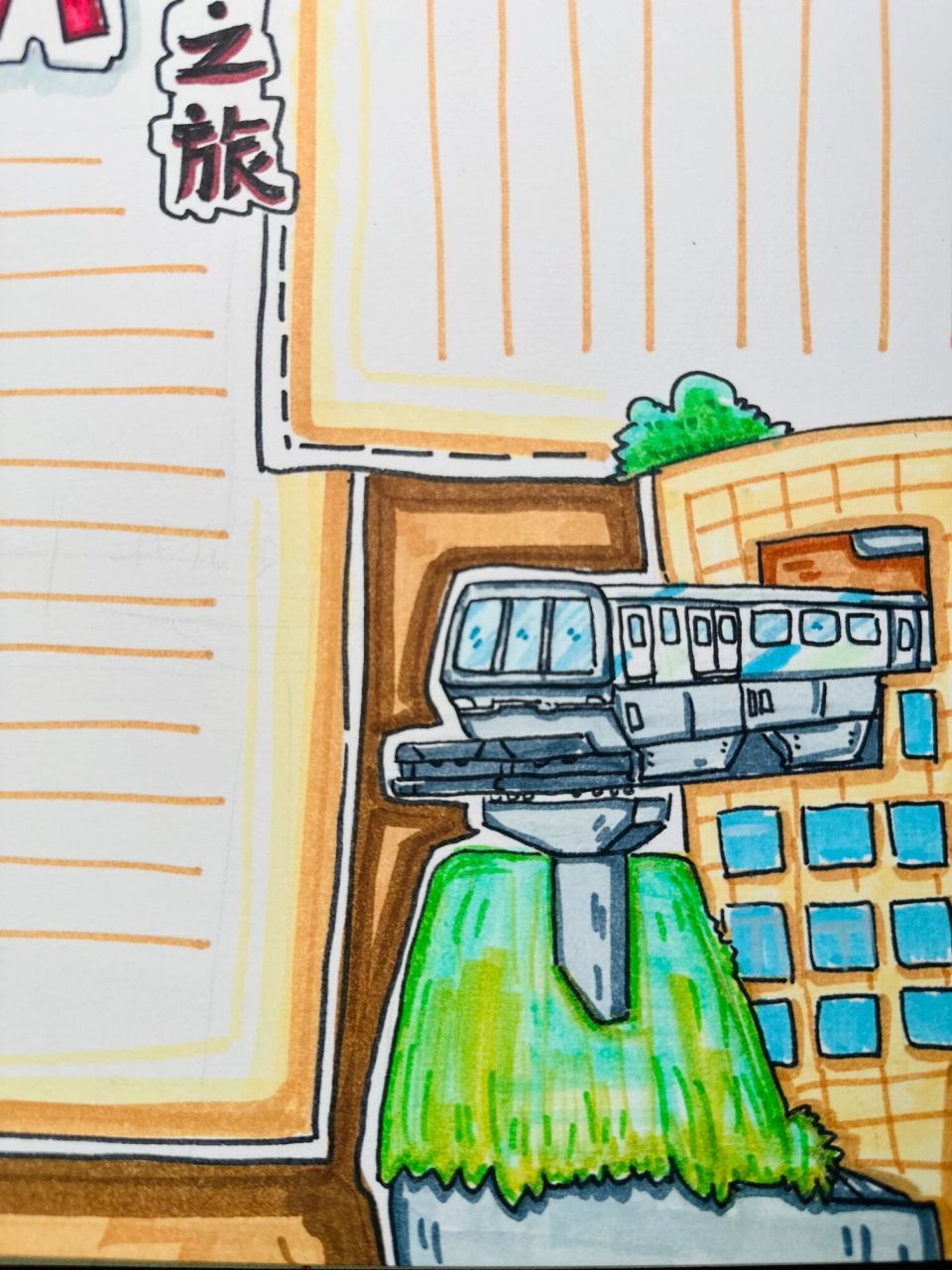 你不能错过的重庆之旅手抄报   重庆这座城市好像是好多人的向往 它的