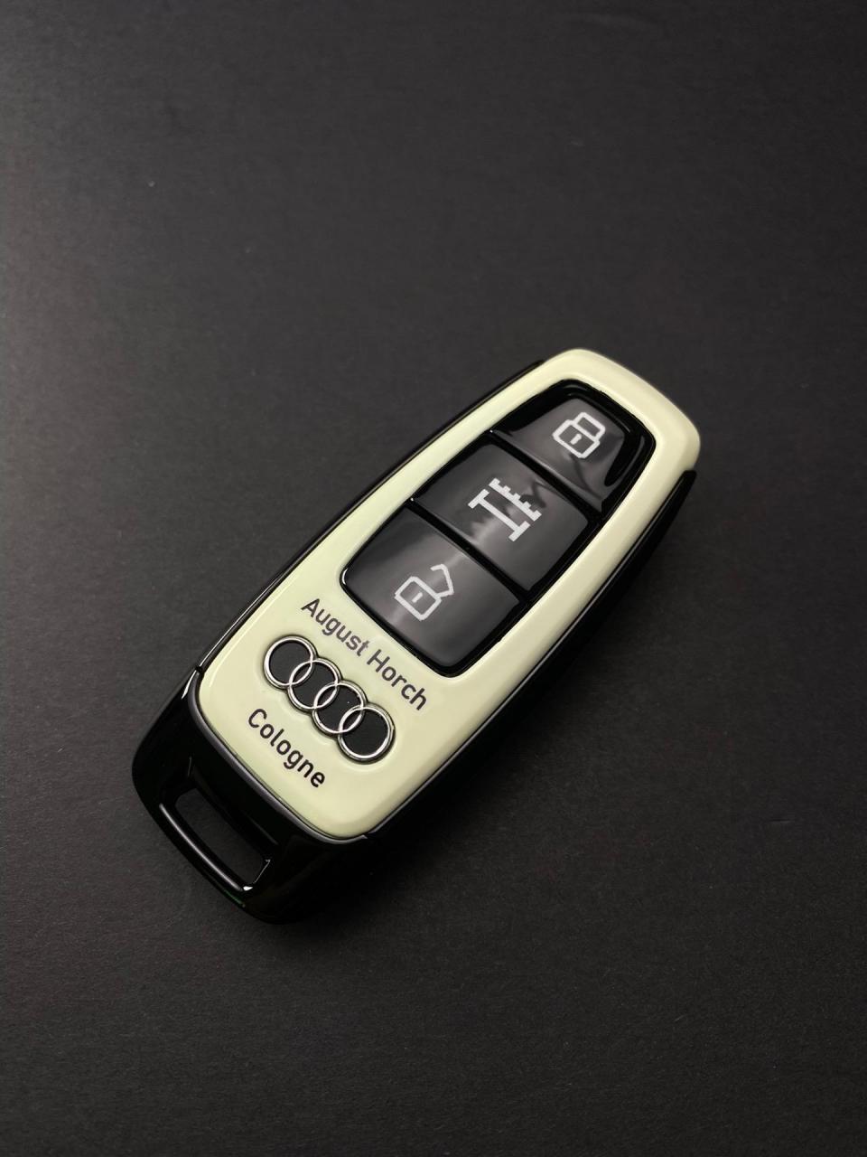 奥迪钥匙定制a8l霍希同款涂装 奥迪 钥匙涂装 奥迪a8