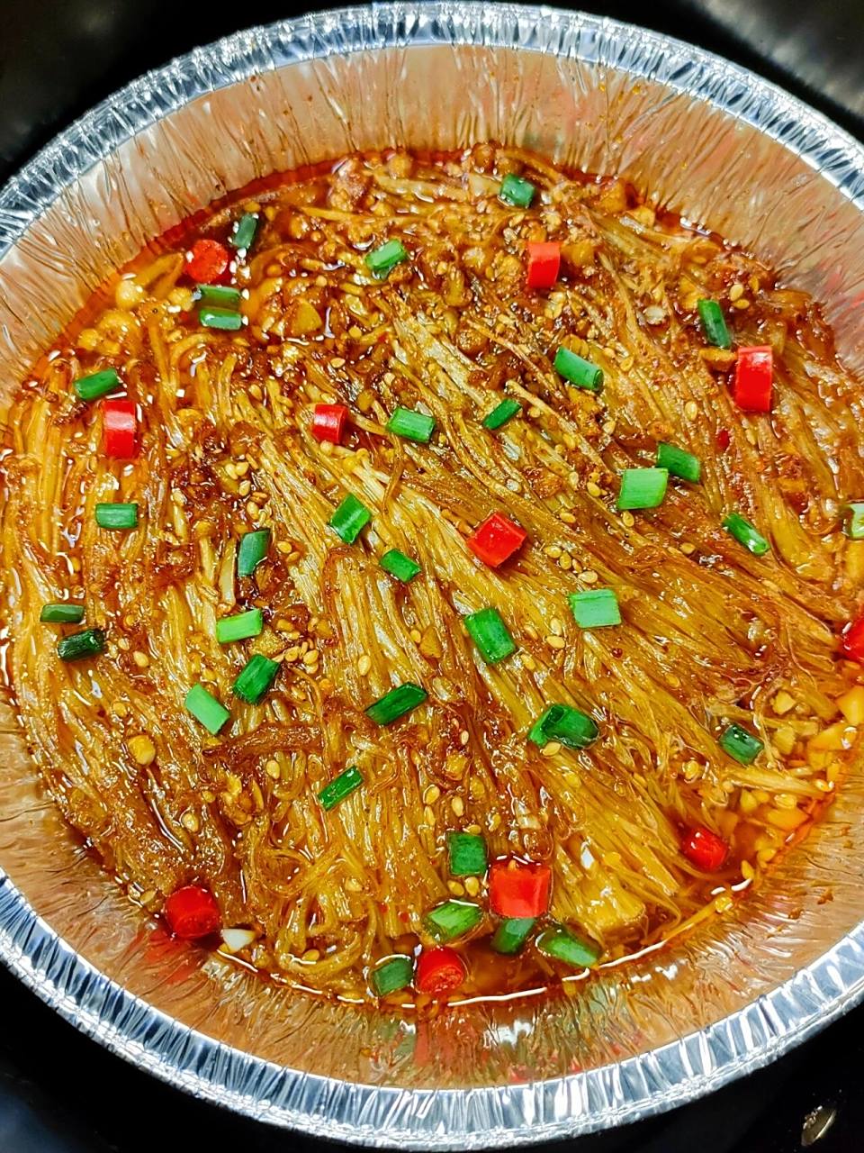 空气炸锅烤金针菇,完爆烧烤店6015 99锡纸烤金针菇在家也能搞定