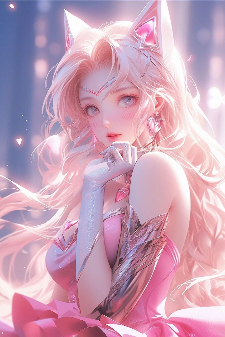 手游头像93甜心教主 kda女团阿狸美少女插画