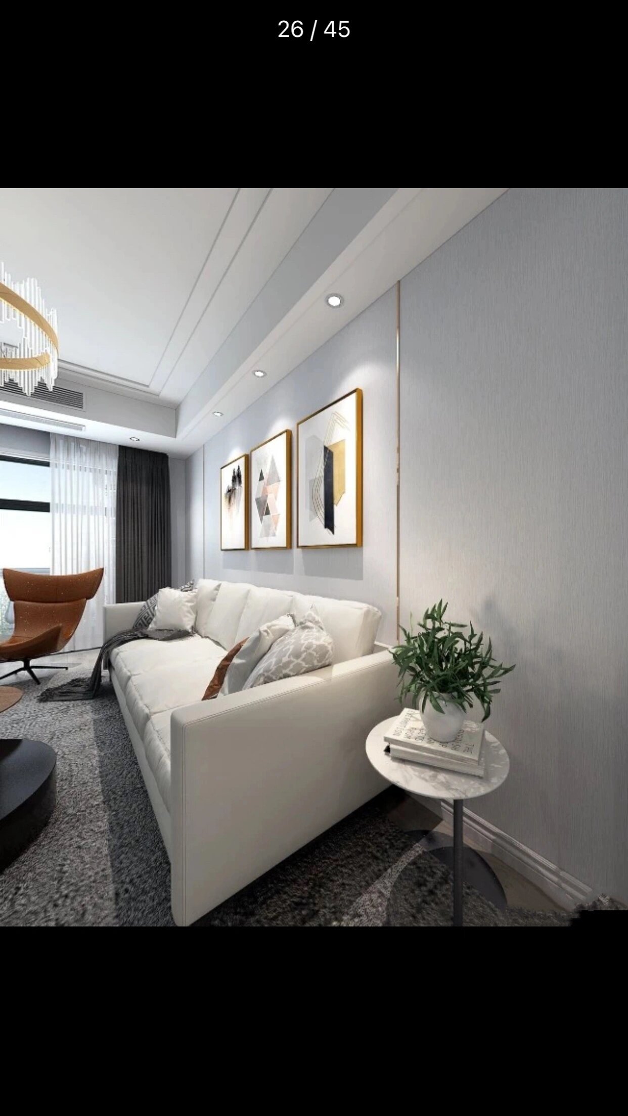 中建大公馆128平,现代风格户型鉴赏