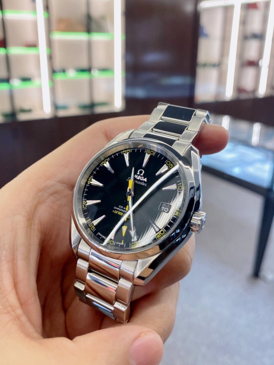 欧米茄海马150  大黄蜂 欧米茄热门男表 海马系列 表径41.