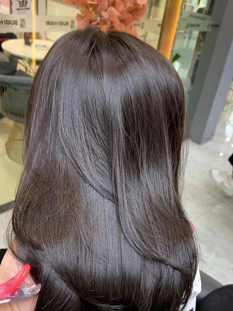 茶木色90夏天质感高级显白发色,不需要褪色.