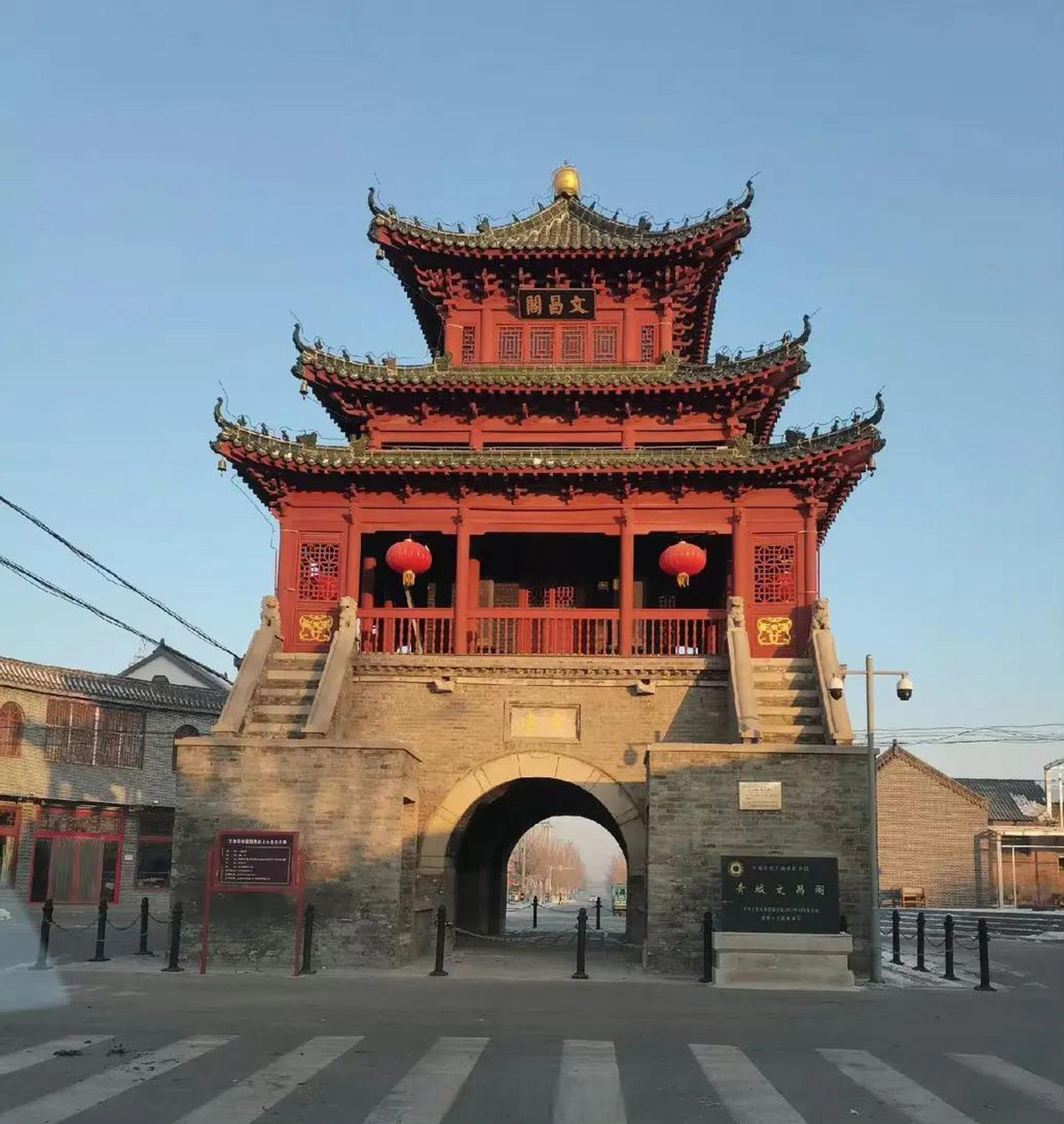 位于淄博市高青县青城镇的文昌阁,这是一处历史悠久,文化底蕴非常深厚