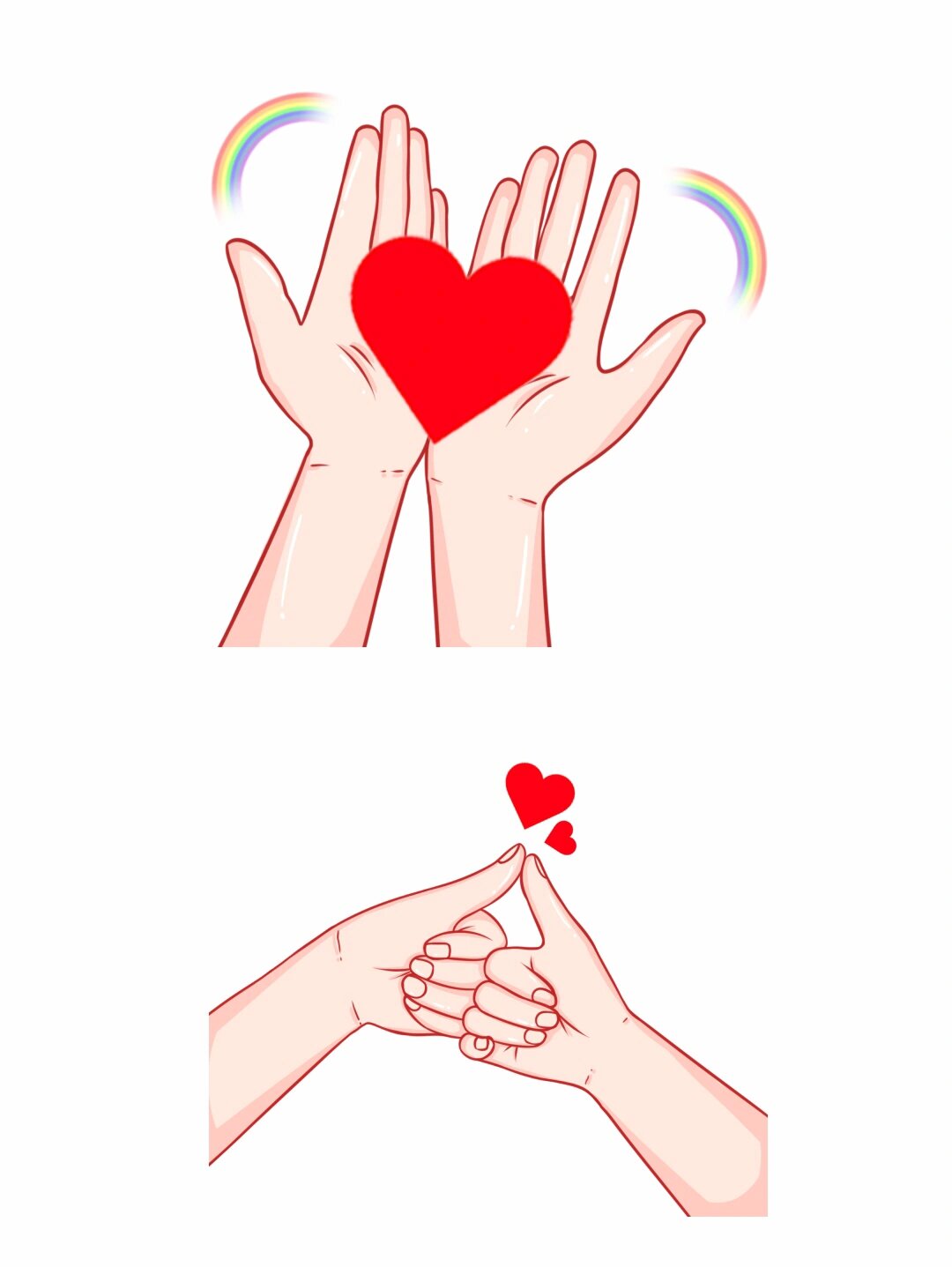 爱心手势  表达心意,增添温馨9399 爱心手势,在社交聊天中:简单