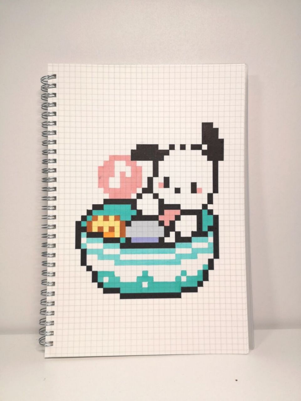 像素画:帕恰狗90 又是小帕 图纸&原创: #拼豆# #帕恰狗# #像素画