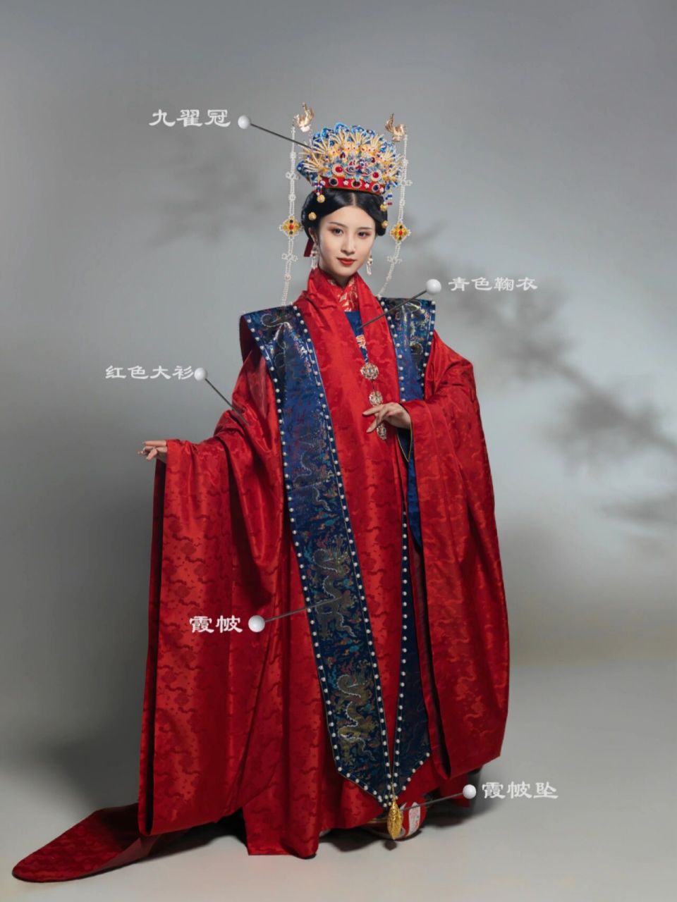 明代礼服礼冠图鉴|大明风华|凤冠搭配 大明贵妇们不同的服装该搭配