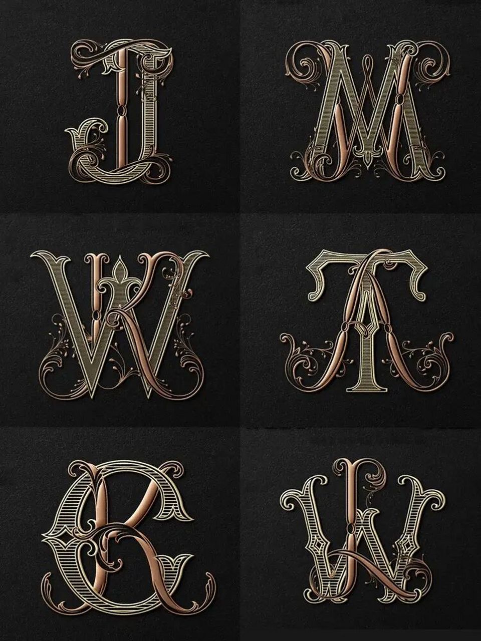 欧式婚礼结婚姓名logo设计首字母交叉设计标 #婚礼logo# #婚礼logo