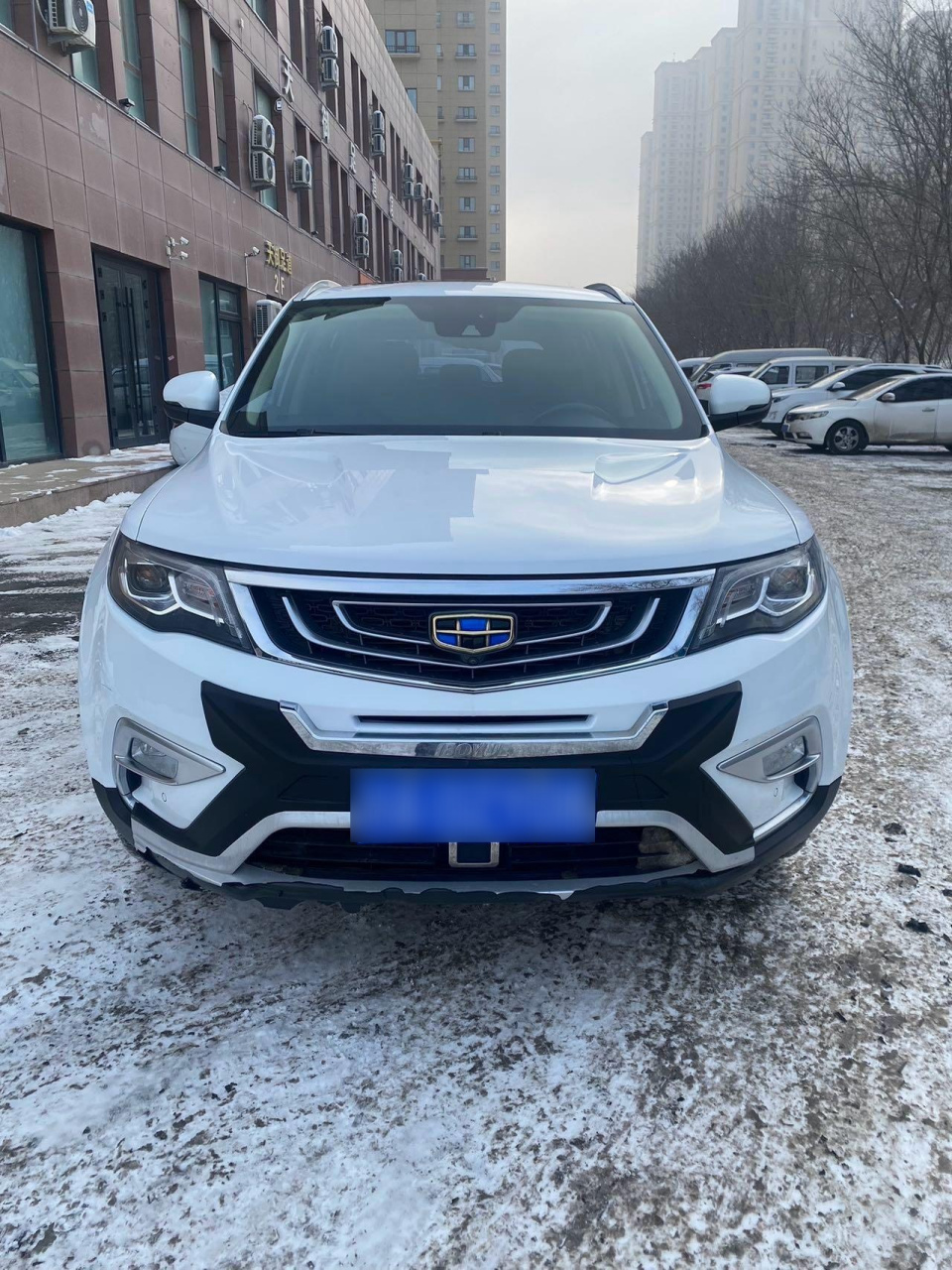 四驱顶配博越 2017年7月的吉利博越,1.