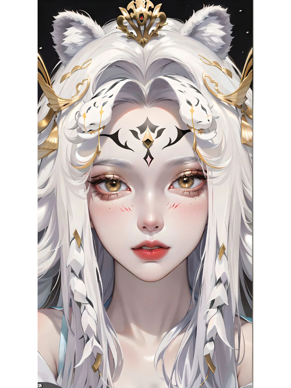 中国古代四大神兽拟人之白虎