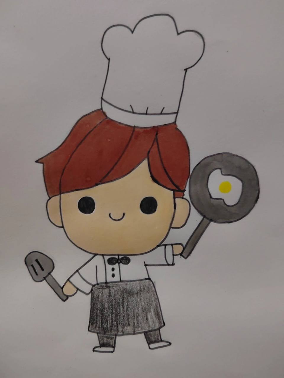 简笔画厨师 简笔画厨师