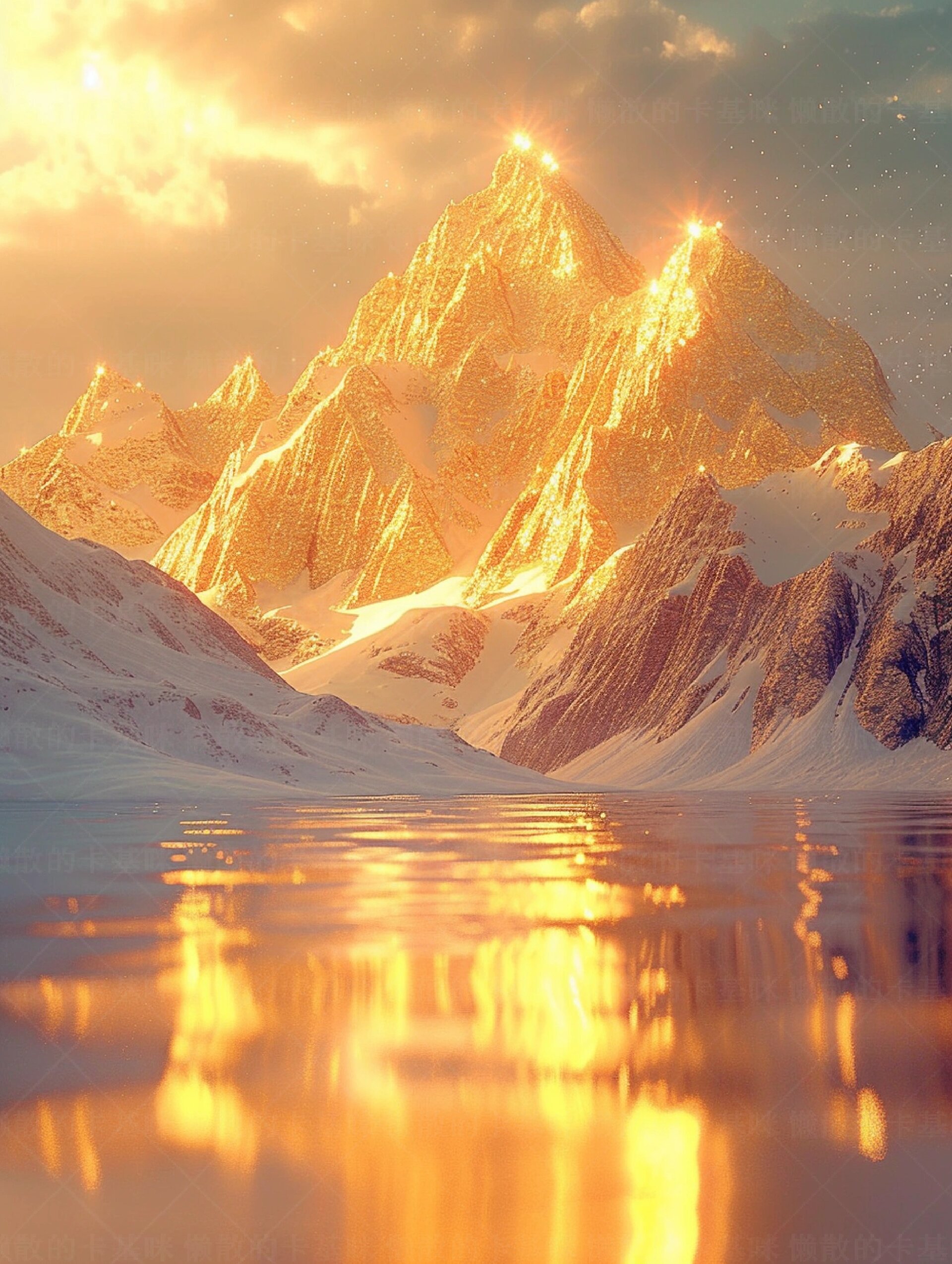 78朝霞映金山·富贵如梦78 99"当第一缕晨光温柔地吻上高山之巅