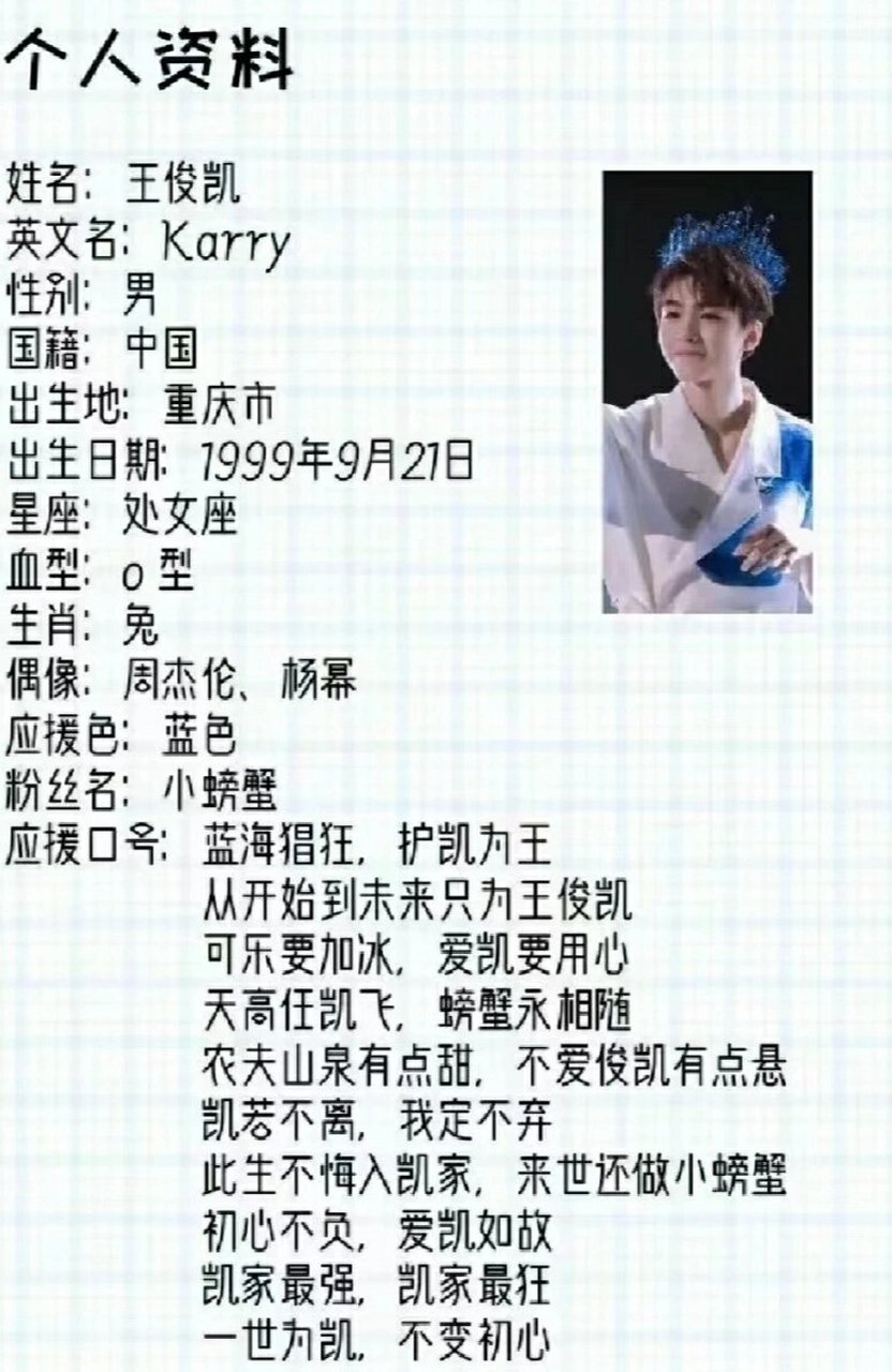 tfboys个人介绍