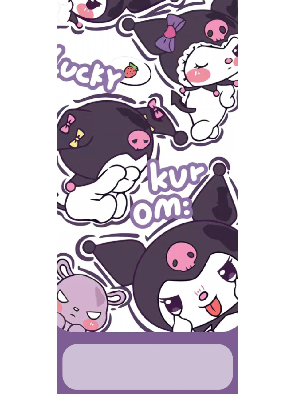 超级无敌可爱的库洛米壁纸～ 快来拥有一只库洛米吧! .