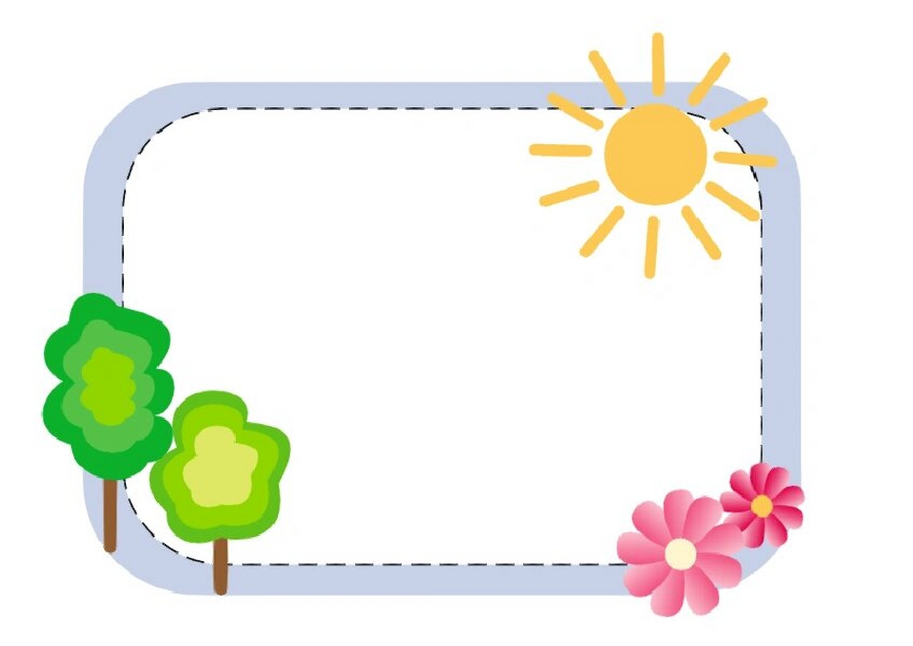 幼儿园环创可打印素材# #原创海报设计# #小学生手抄报# #边框素材