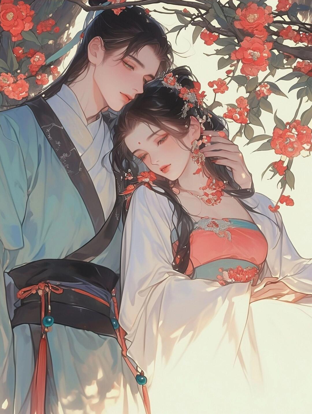可商素材|古风情侣