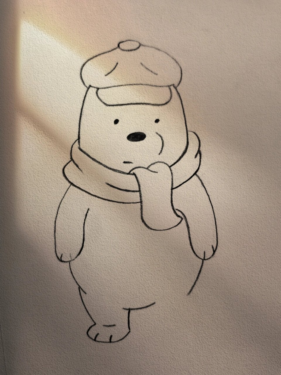 咱们裸熊的简笔画图片