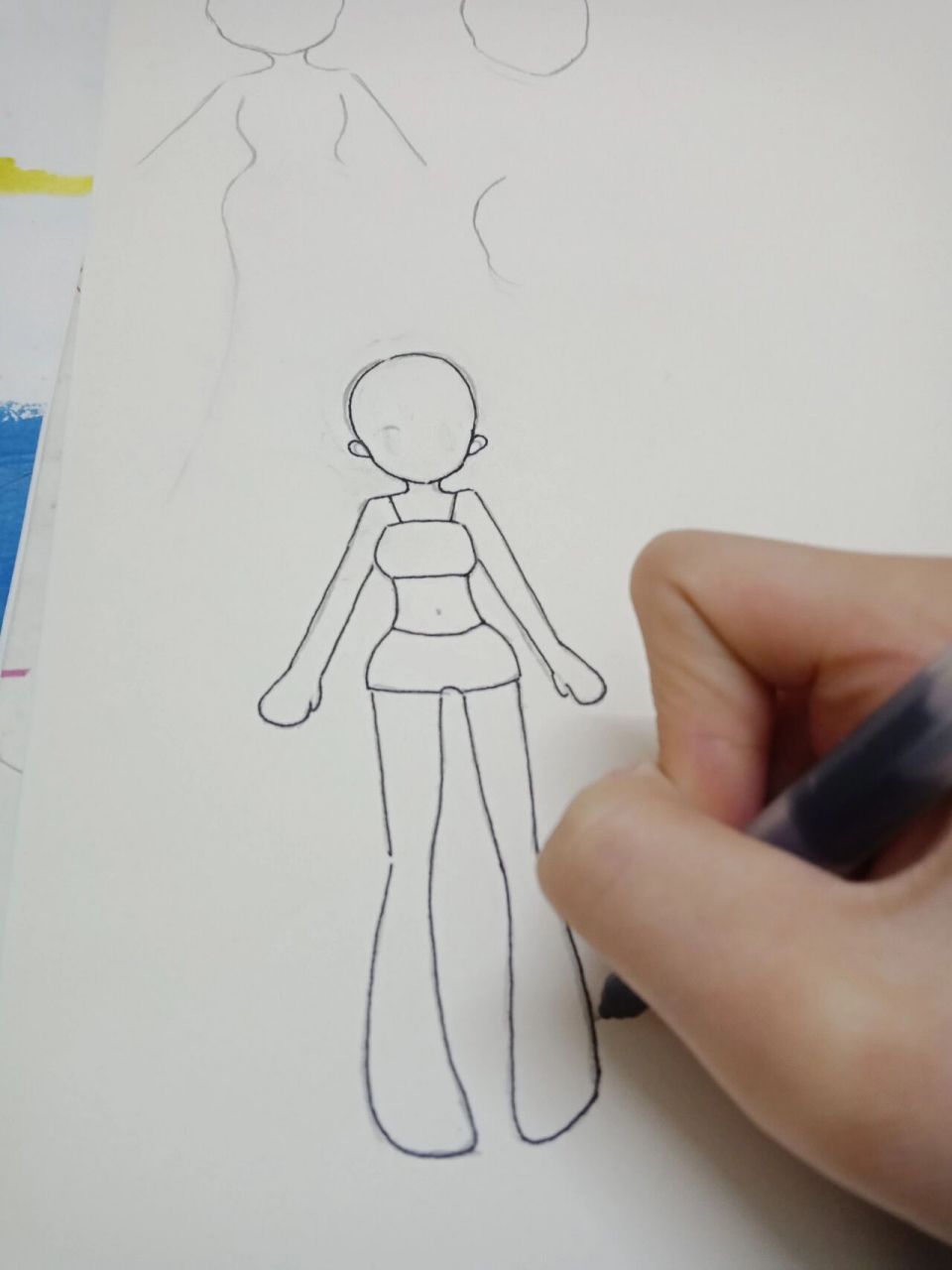 自制棉花纸娃娃 我妹妹说:你咋做了个和尚呀