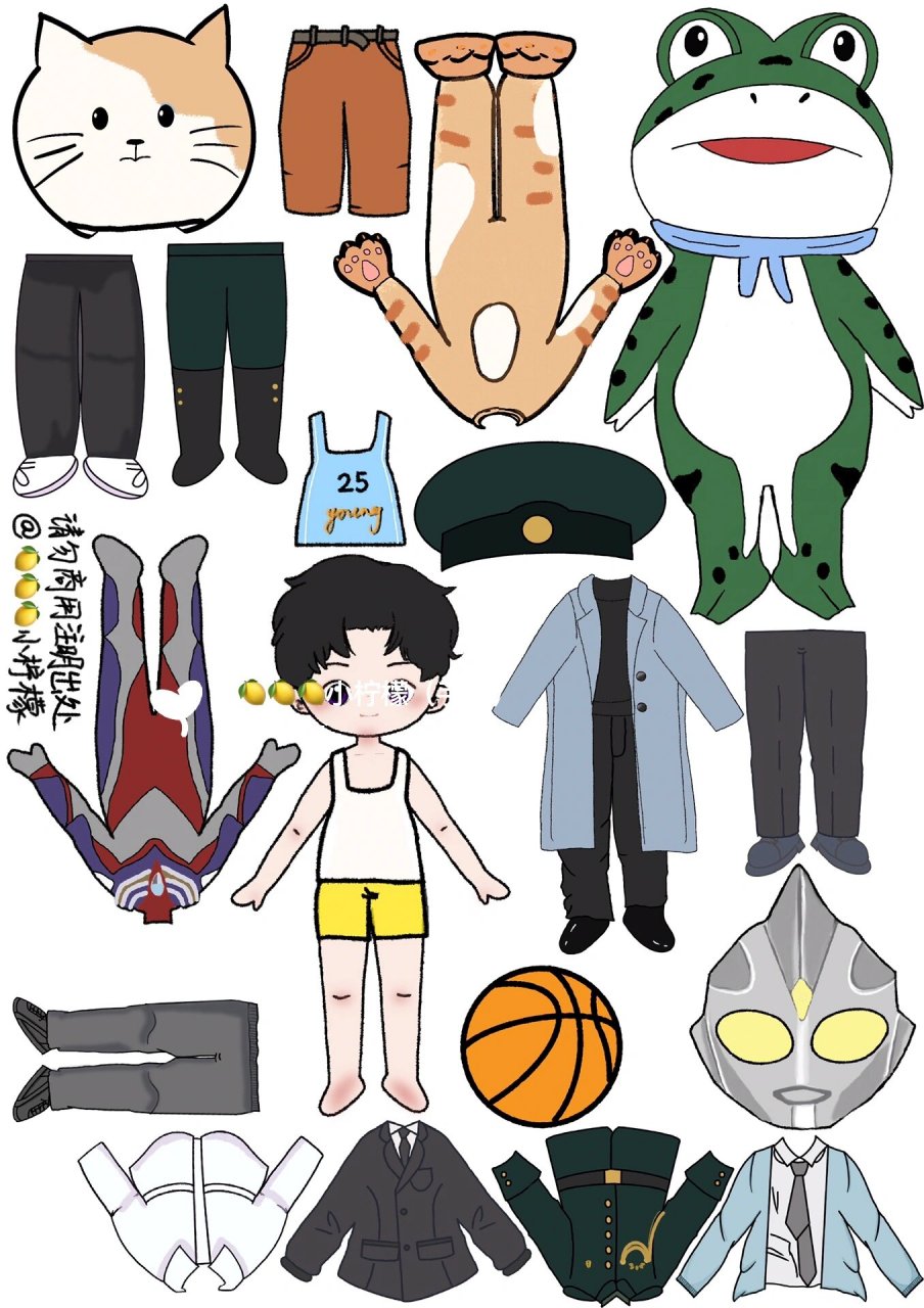 转发请 #q版# #q版人物# #笔记灵感# #换装贴纸# #我是原创# #原创