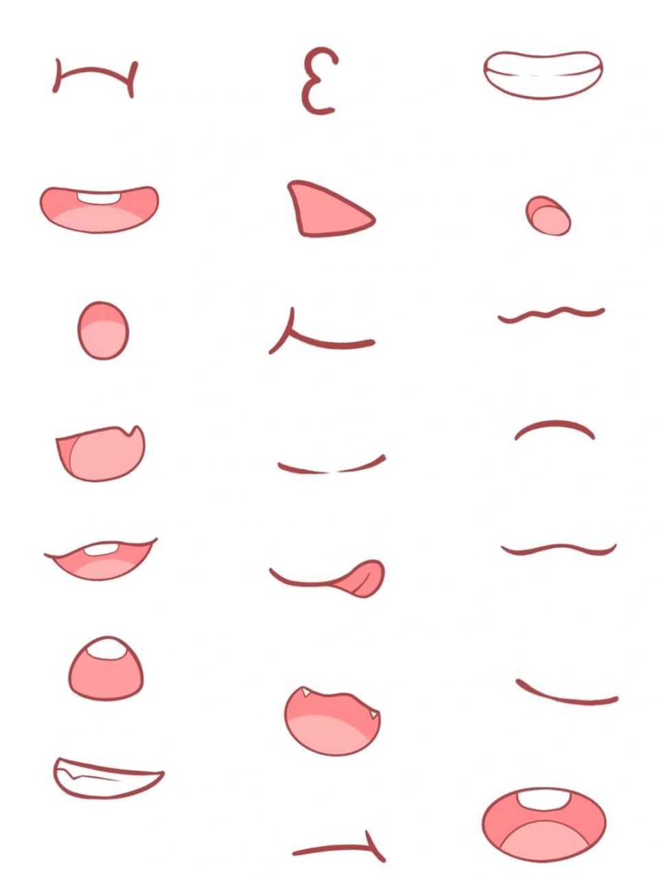 q版嘴巴画法(小表情)