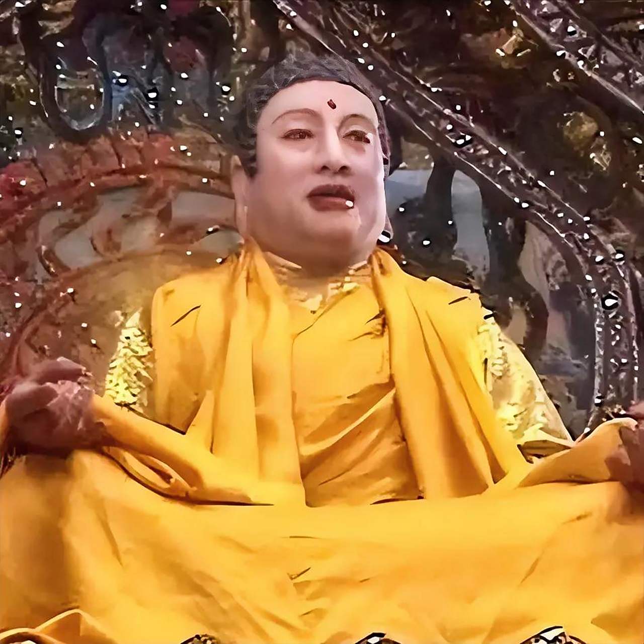 演员朱龙广,曾经扮演过西游记中的如来佛祖.