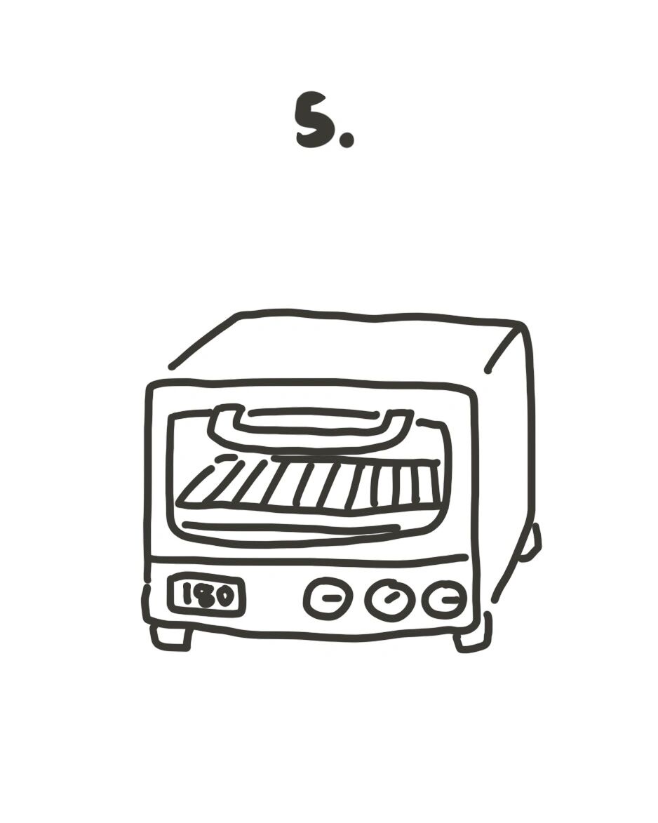 手绘教程|如何画烤箱? 厨房类的来喽!一起来画一个烤箱吧. step1