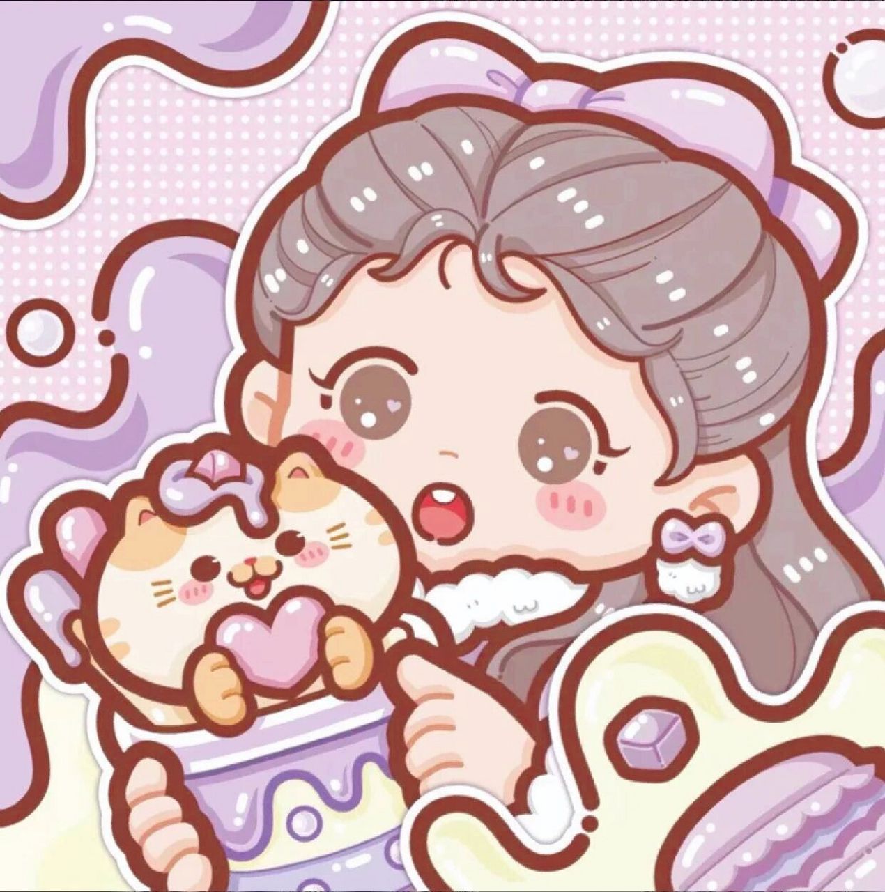 小麻薯奶茶头像非原创