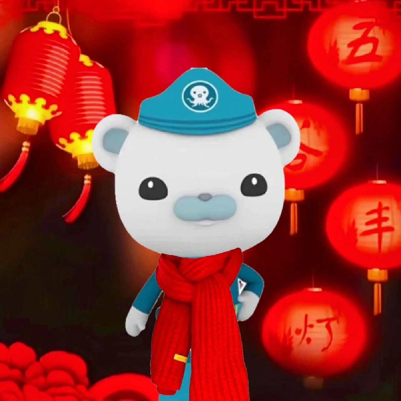 海底小纵队红围巾头像 你们不会还没有吧