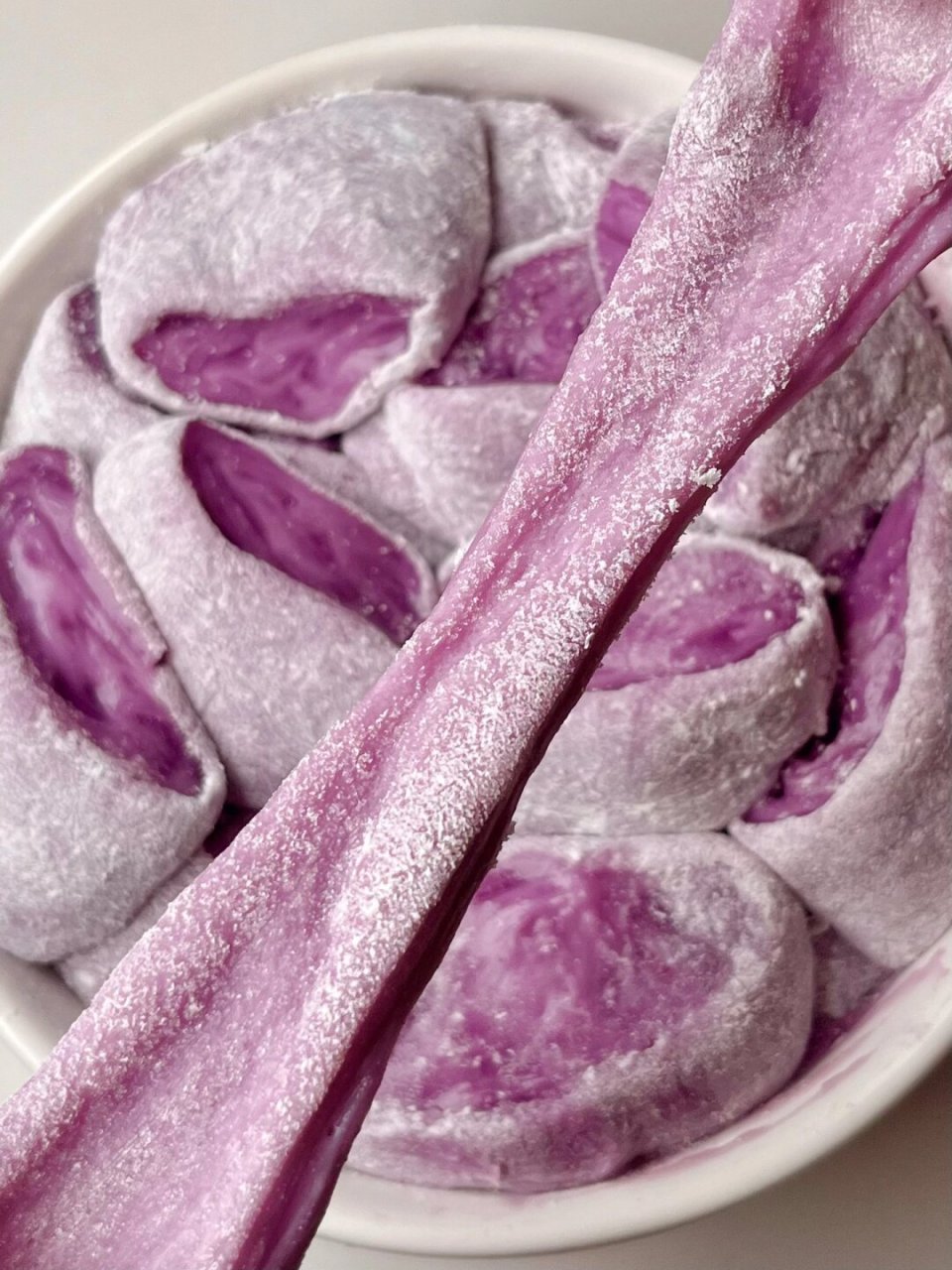 自制紫薯麻薯!真的巨巨好吃! 糯叽叽的口感非常非常好嚼!