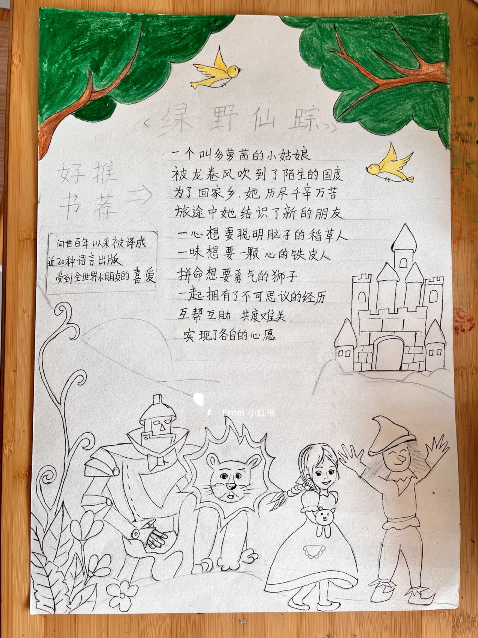 0909读书推荐海报,绿野仙踪来啦9617  #读书推荐海报