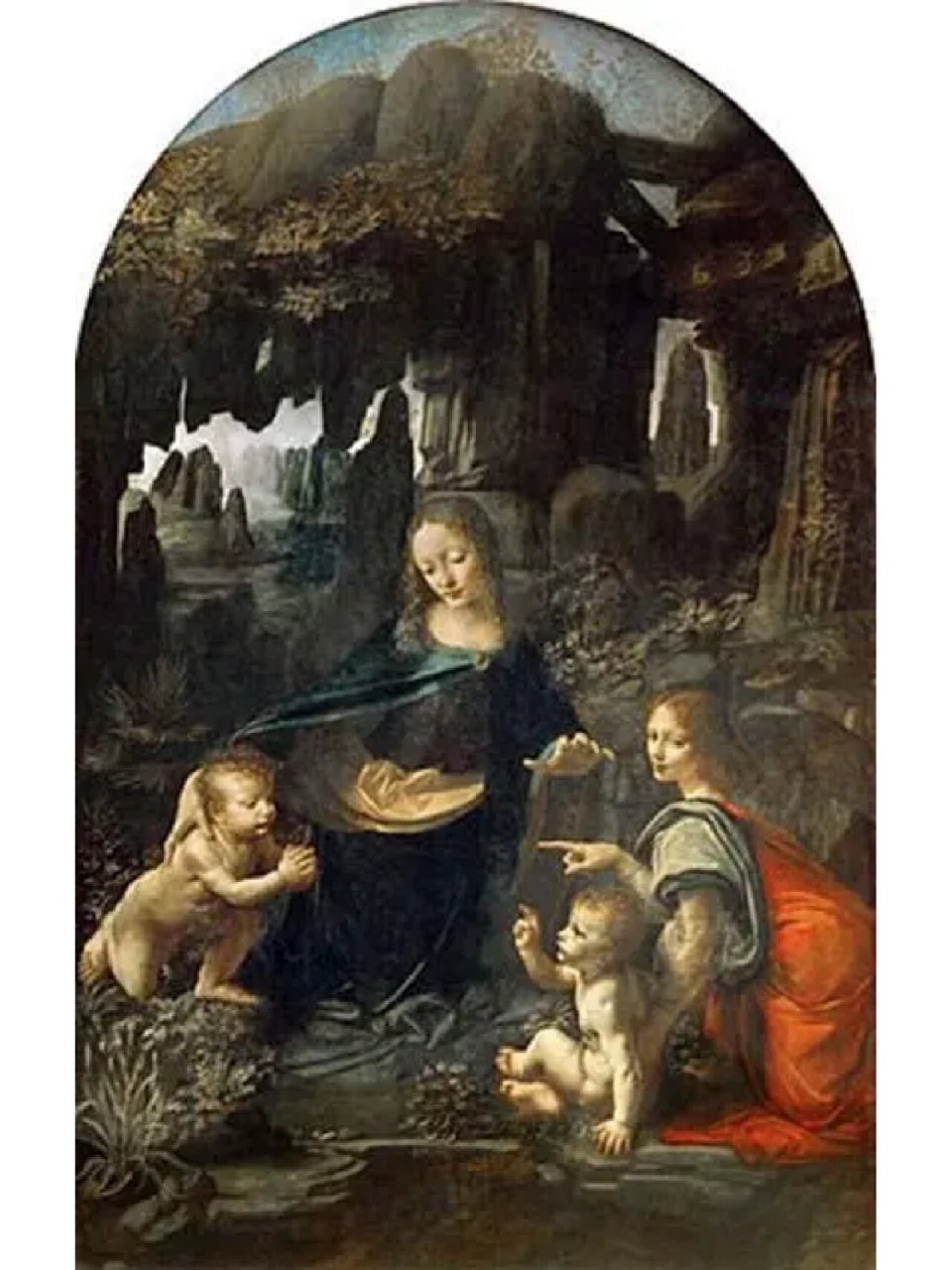 美术史名词解释day45|岩间圣母 📝达芬奇《岩间圣母》 使用明确的