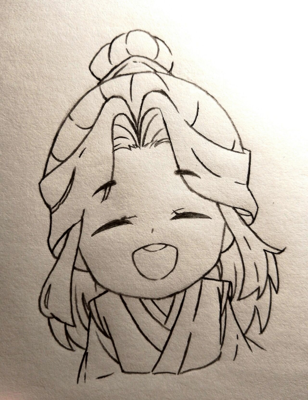 教你画简笔谢怜,一看就会都学起来吧