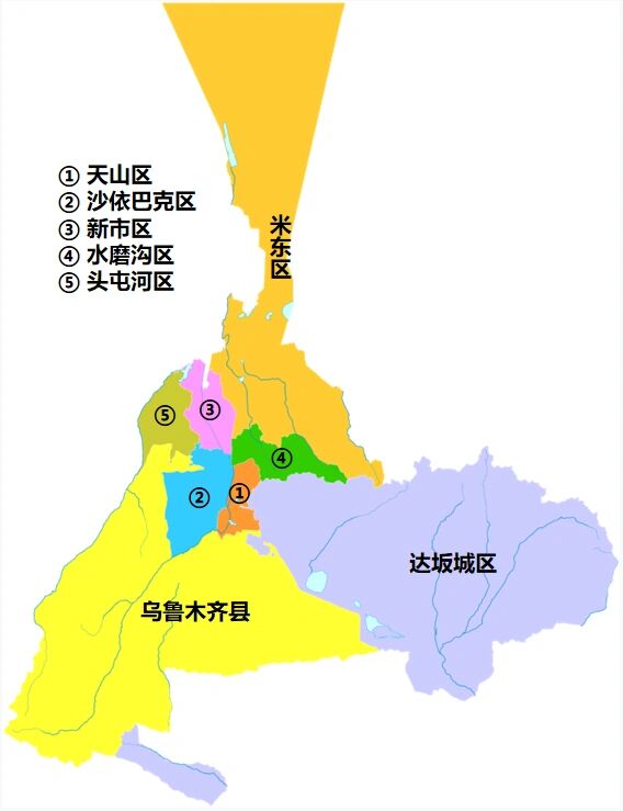 乌鲁木齐地图 全景图片