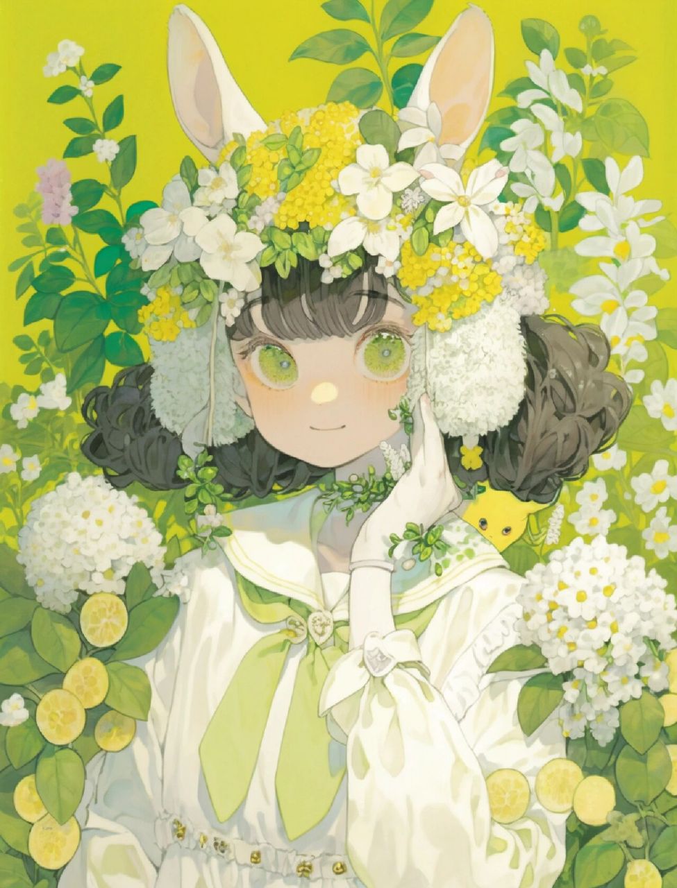 壁纸头像|可爱的甜甜绣球花 第一张可做壁纸,后两张是头像～ (征集