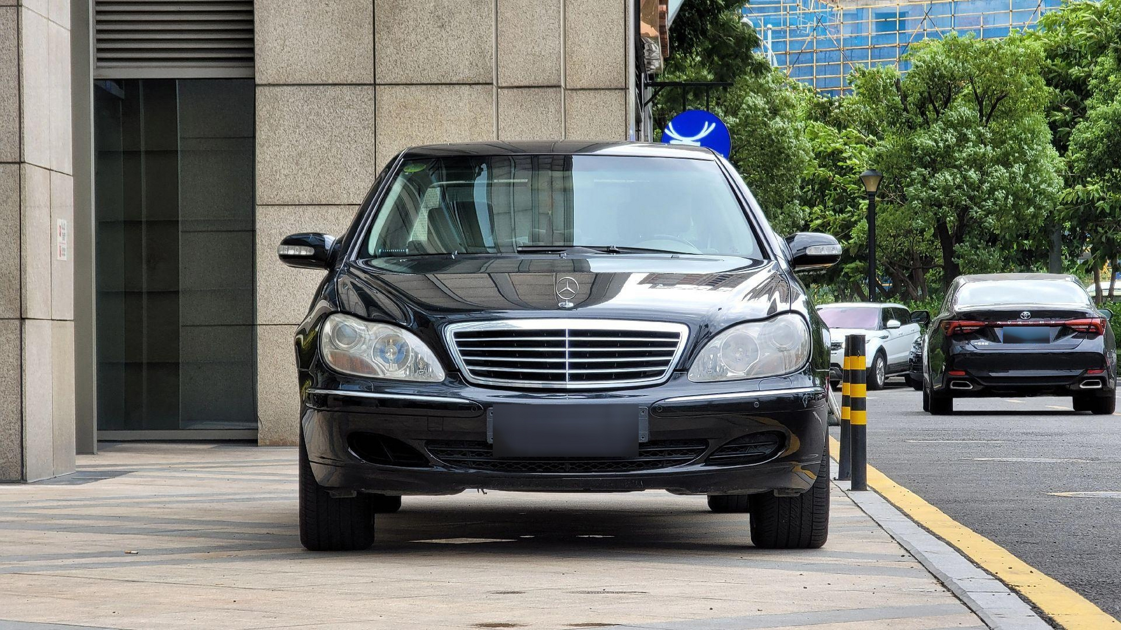 2003款奔驰s350l,经典的w220蝴蝶奔,老客户一手车,当年落地一百多万