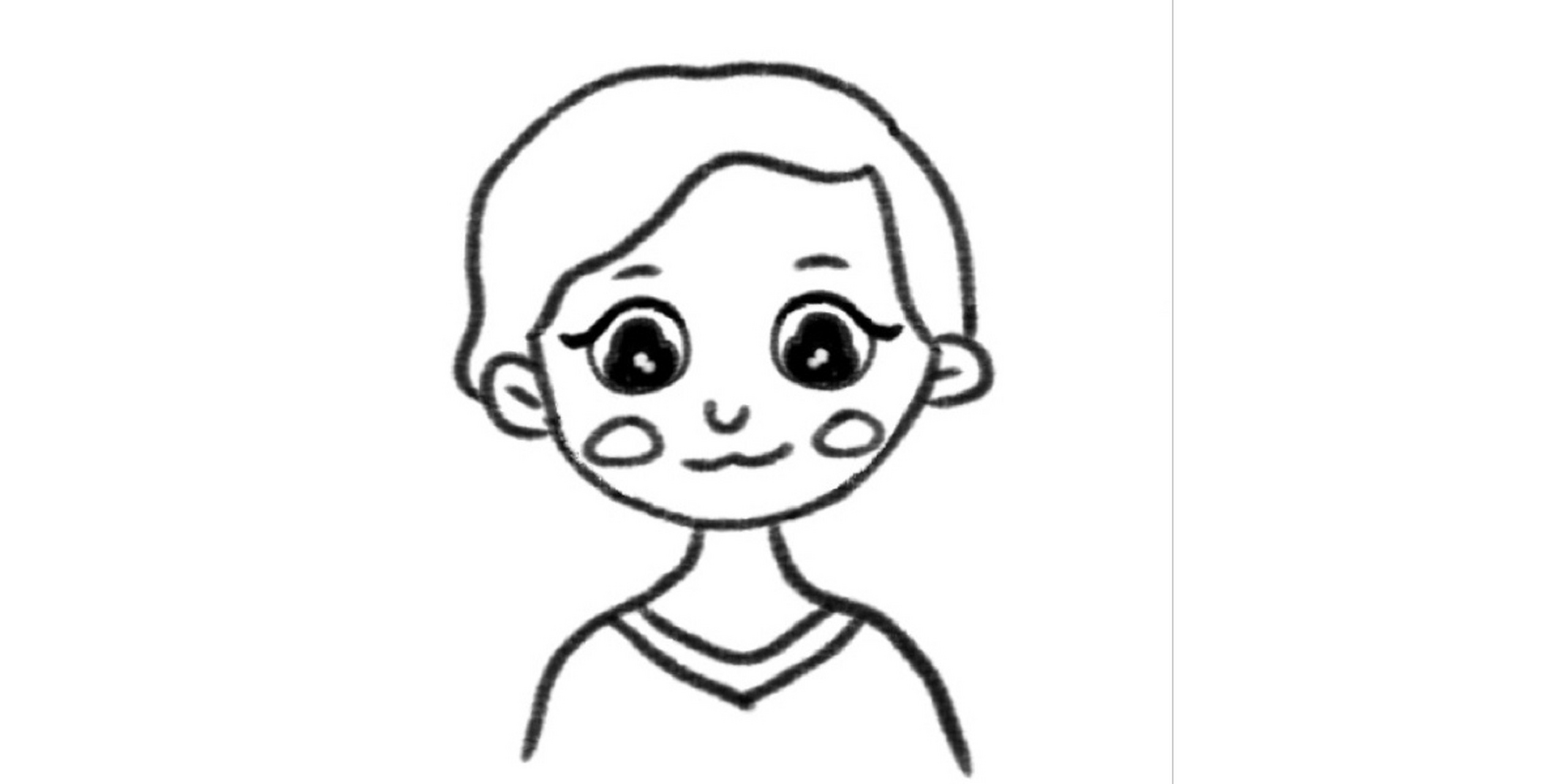 再次的调整了下 感觉确实更可爱 果然孩子还是嘟嘟脸可爱98 #绘画