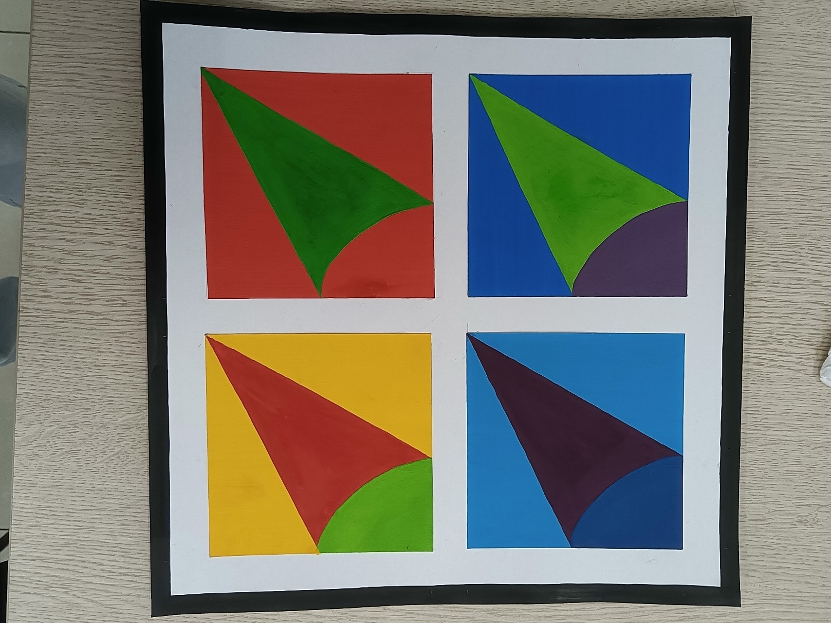 色彩构成  色相 同类色邻近色对比色互补色 色彩构成  色相 同类色