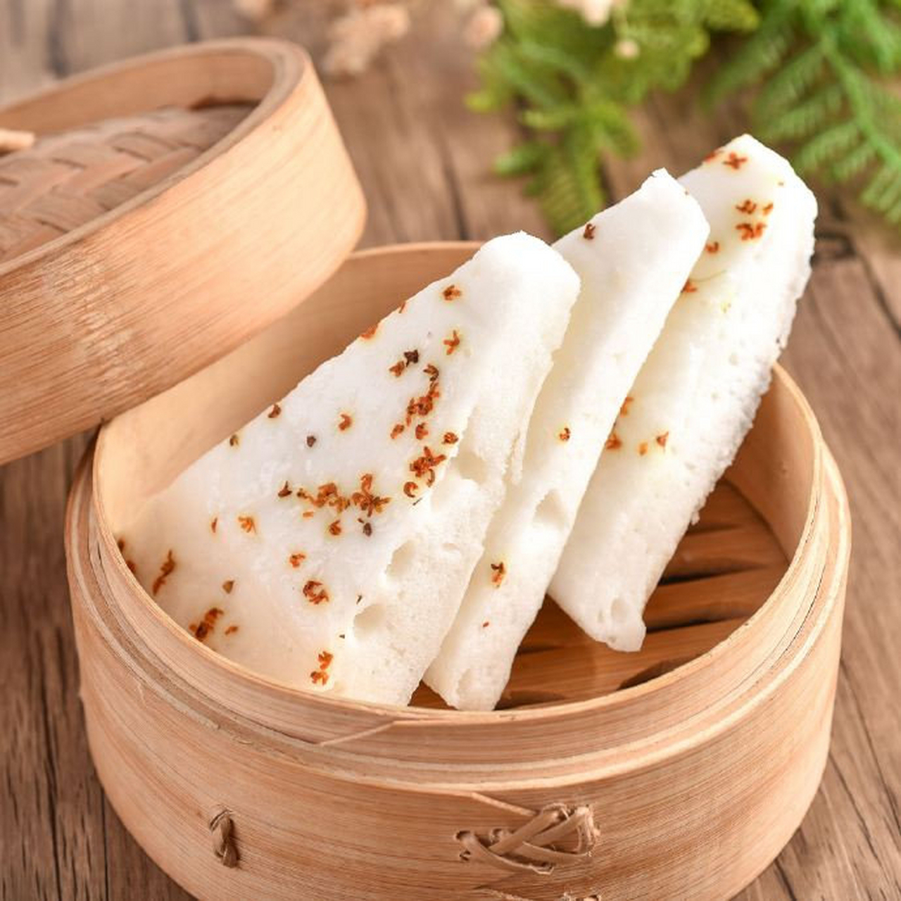 寻美宁波#【#宁波人夏天爱吃的美食水塔糕#[坏笑]】水塔糕用大米发酵