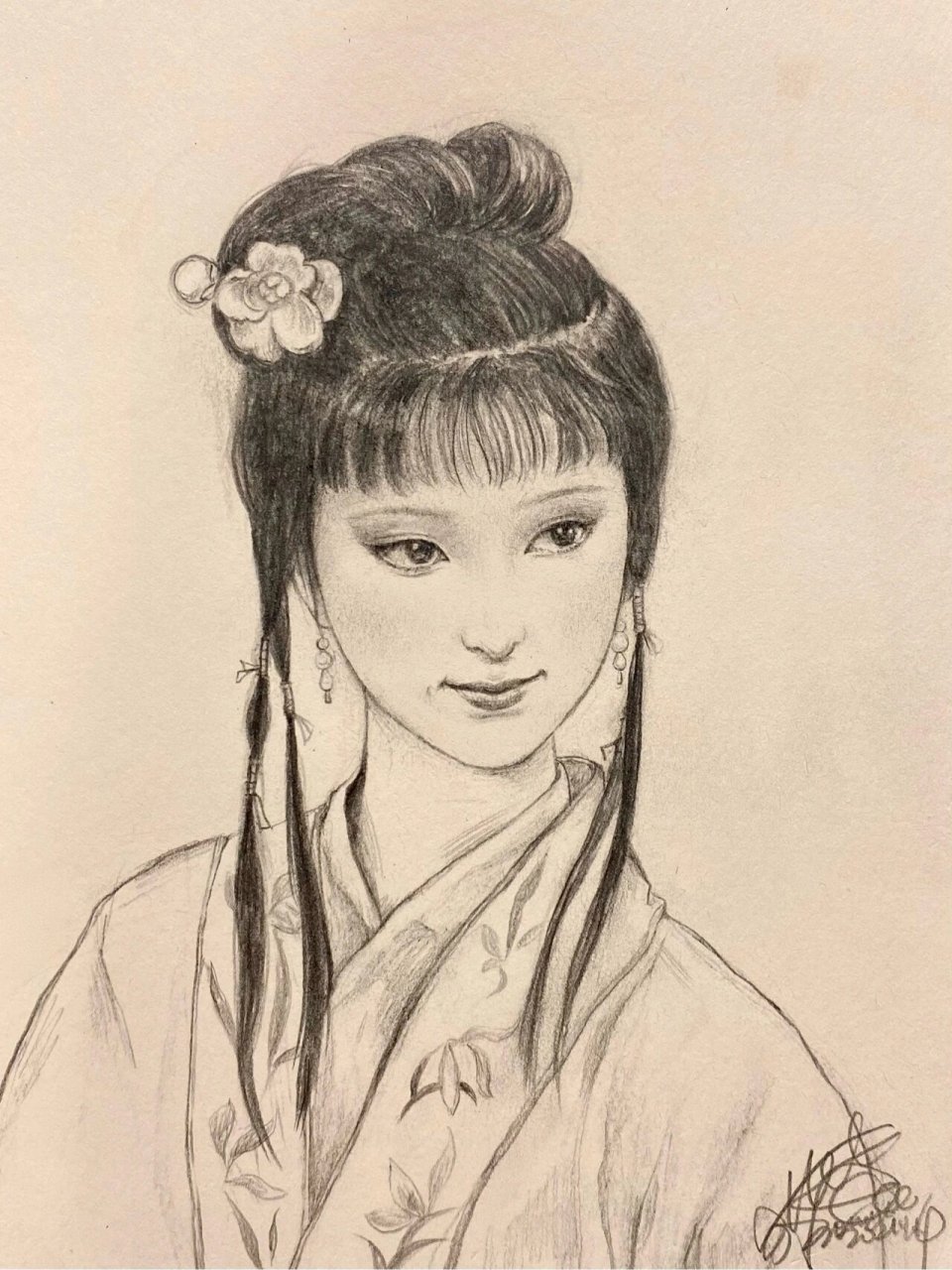 红楼梦画|黛玉笑道:这一去可是要蟾宫折桂了 "彼时黛玉才在窗下对镜