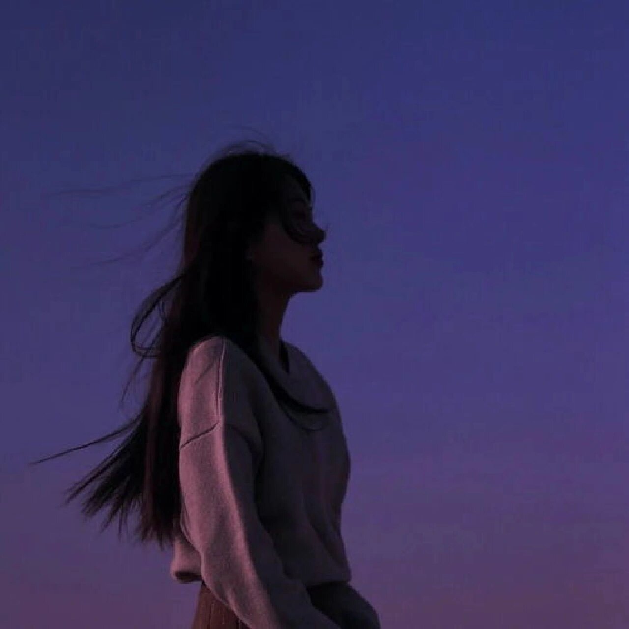 那些绝美的女生侧影头像,你知道吗