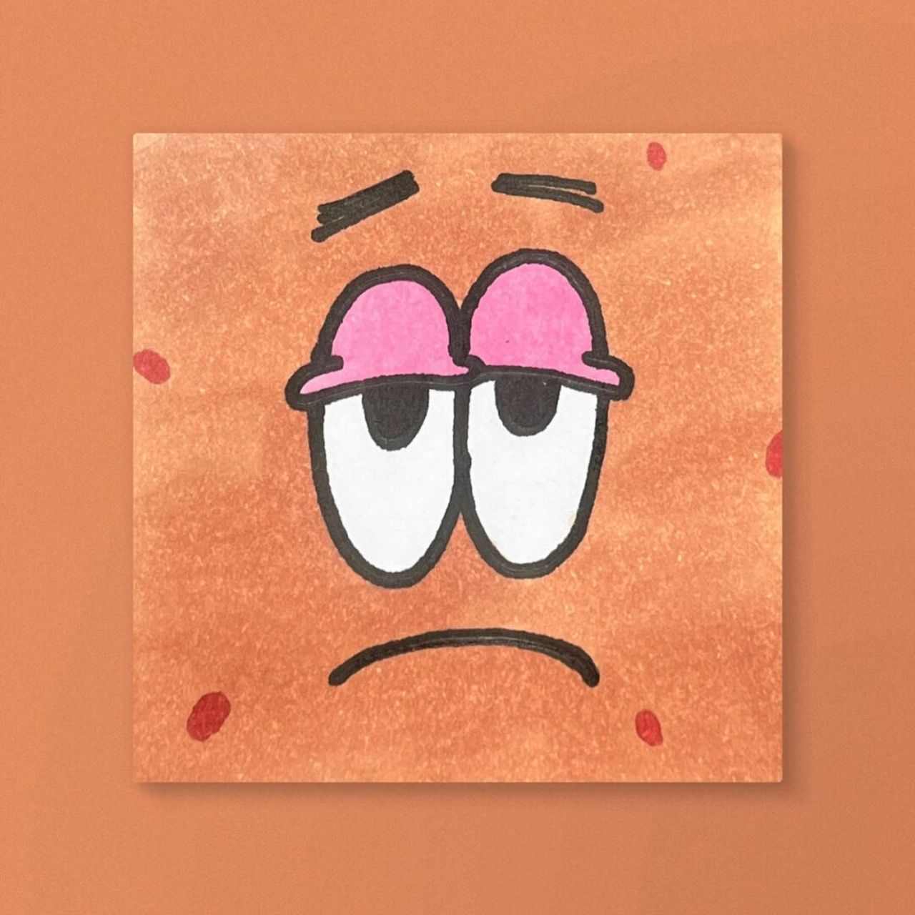 派大星绘画教学 超可爱的派大星来啦 水彩笔油画棒都可以画哦 超级