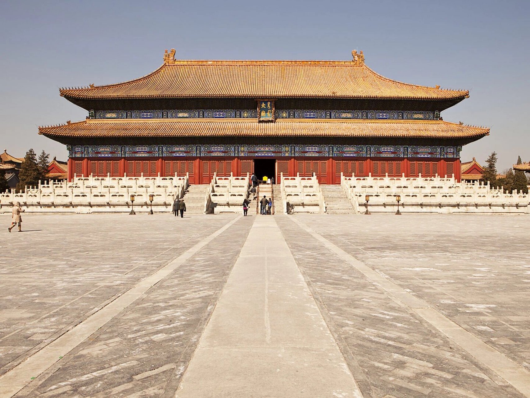 皇家祭祖建筑群——太庙7815 太庙,位于北京市东城区天安门东侧