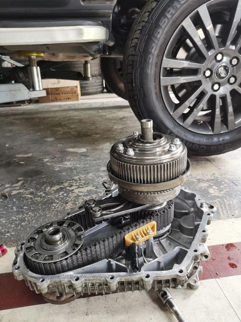 路虎发现4,分动箱异响!